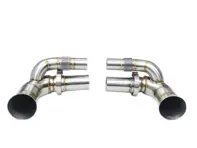 Sportauspuff Seitenschalldämpfer gerades Rohr mit Klappen Porsche 997 GT3 und GT3 RS - 99711104782, 99711104784, 99711104781, 99711104882, 99711104881, 99711104884